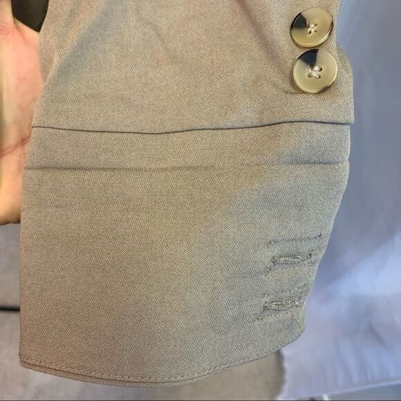Helmet Lang taupe brown longsleeve blazer size 6 - Picture 6 of 15